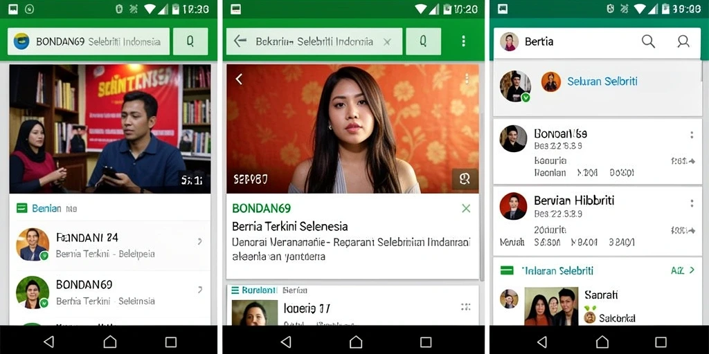 Antarmuka modern dan informatif dari BONDAN69.