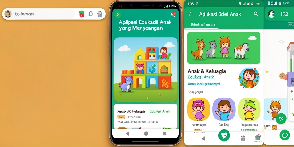 Tampilan antarmuka F08 dengan permainan edukatif yang menarik.
