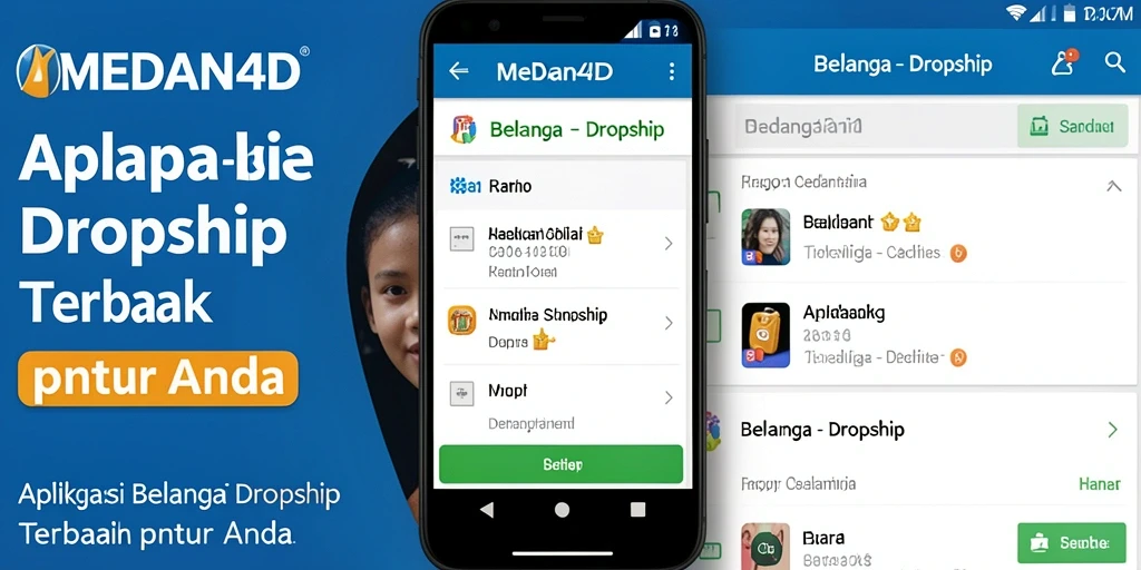 Tampilan antarmuka MEDAN4D yang intuitif untuk pengalaman dropshipping.