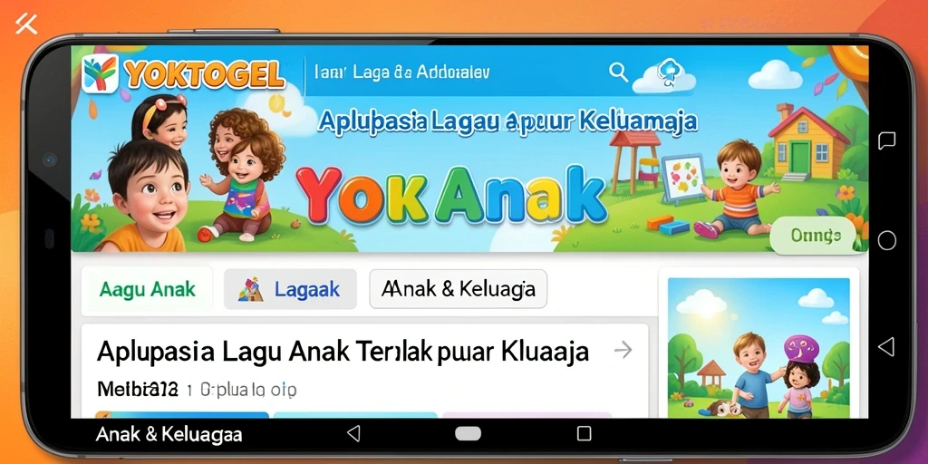 Tampilan antarmuka YOKTOGEL dengan lagu-lagu anak menyenangkan.