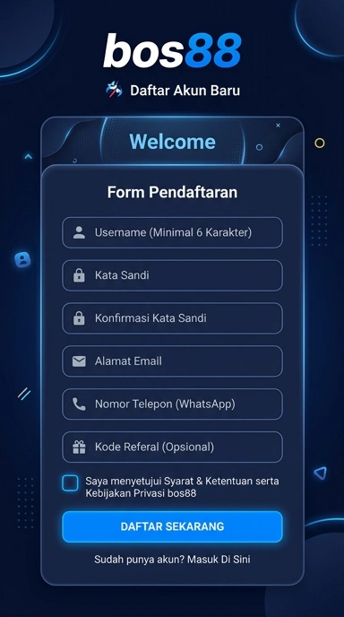 Panduan Registrasi Akun Bos88 untuk Pengguna Android